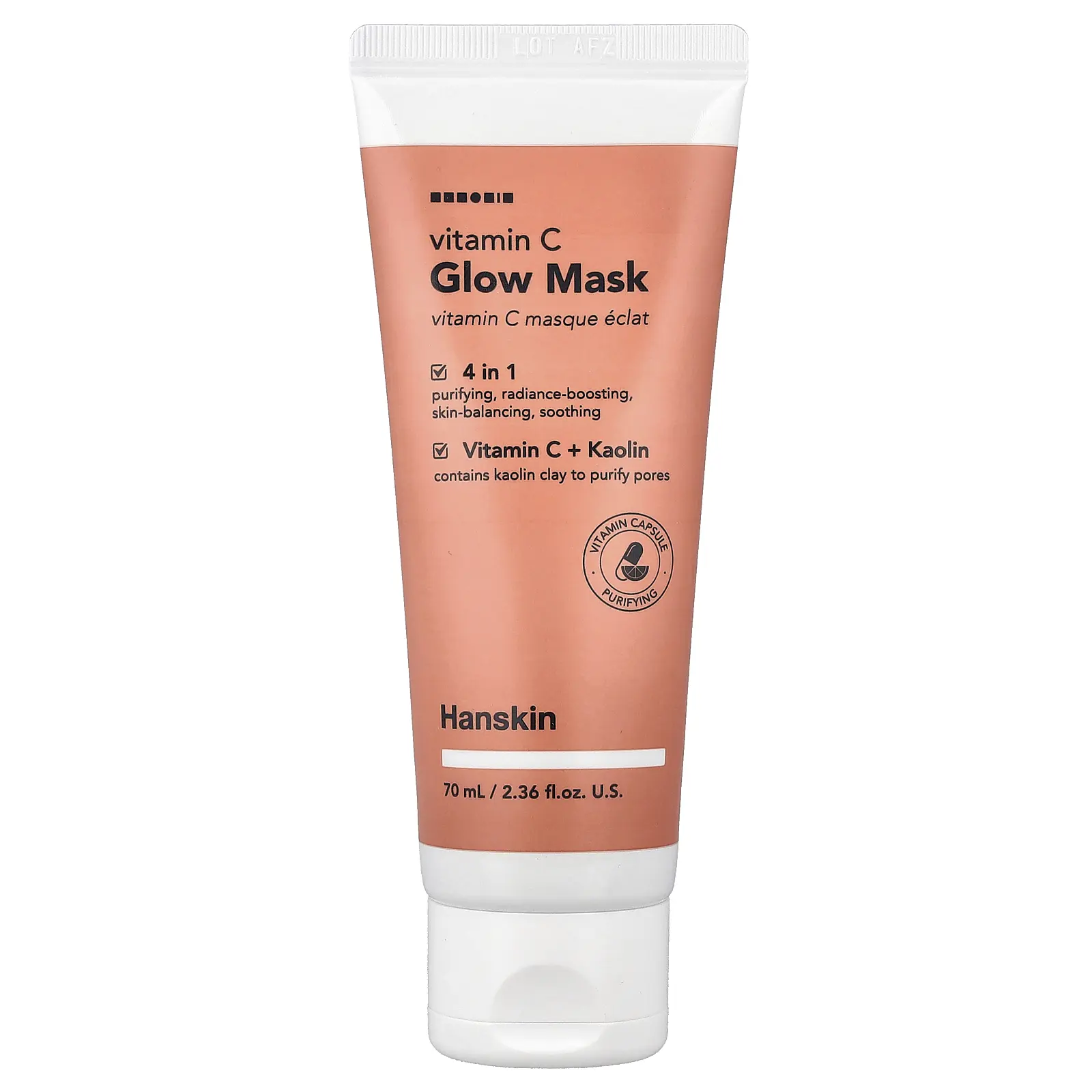 Hanskin Vitamin C Glow Beauty Mask, 2.36 fl oz (70 ml)