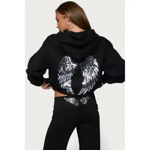 Angel Energy Sequin Hoodie