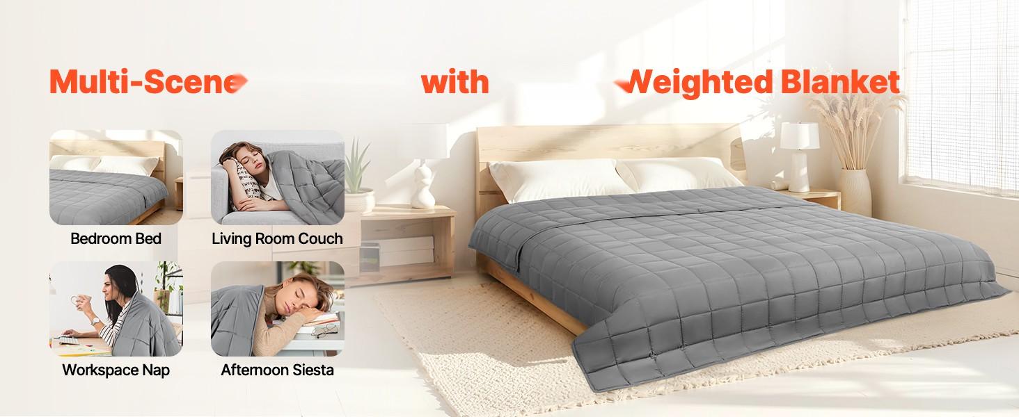 Weighted Blanket 25Lb 88 X 104 Inches King Size, Cooling Breathable Heavy Blanket For Deep Sleep, Anxiety Relief, Stress Reduction, And Relaxation, Premium Quality Sleep Aid, Hypoallergenic Fabric, Easy Care