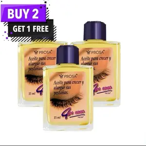 3x Prosa Mascara Oil 4in1 Mascara treatment longer eyelashes growth Cosmetics Makeup