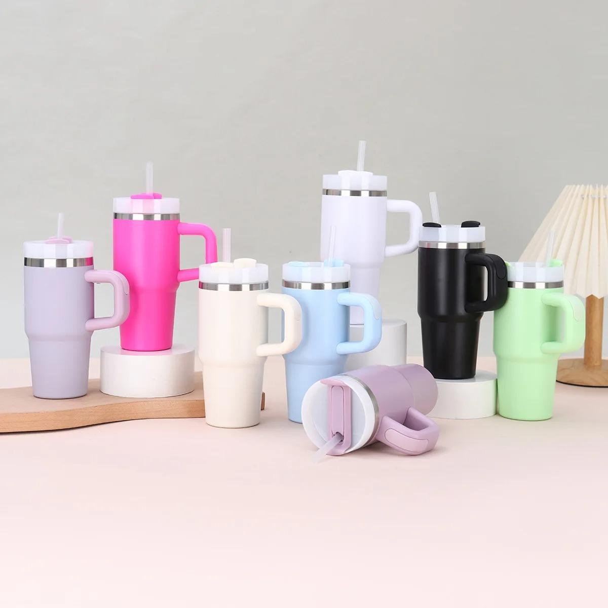 Car Stuff 14oz Car Mug with Handle Double-layer Vacuum Coffee Cup Portable Water Cup Large Capacity 304 Stainless Steel Travel Thermal Cup Car Stuff 14oz Car Mug with Handle Double-layer Vacuum Coffee Cup Portable Water Cup Large Capacity 304 Stainless Steel Travel Thermal Cup