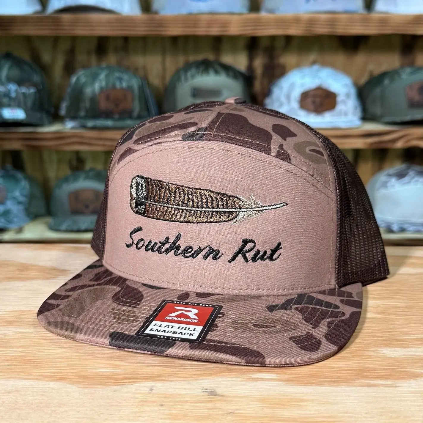 The Feather - 7 Panel Sports and Outdoor Hat