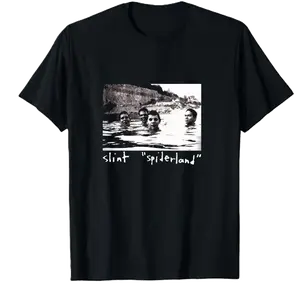 Vtg Slint Spiderland Black T Shirt Men's Sweatshirt, Gift For Fan, Casual Cotton Fabric Menswear Top