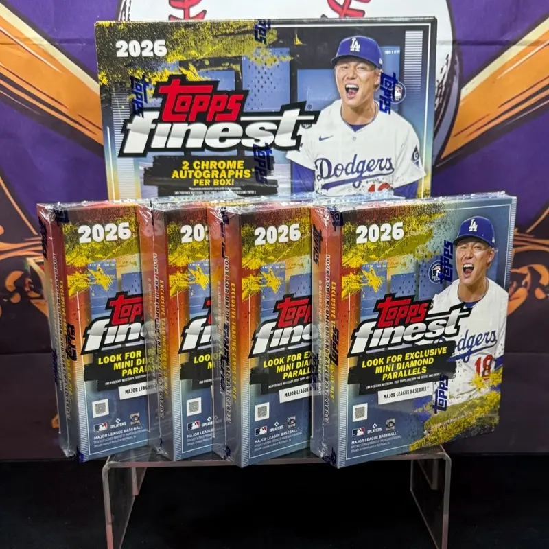 (PYT 70) 1 TOPPS FINEST HOBBY AND 4 TOPPS FINEST MEGA BOX!