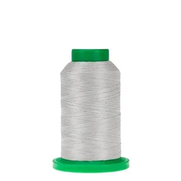 Isacord Polyester Embroidery Thread - 1000m Fog 2922-0176, Neutral Tone, Smooth Feed, Dependable Tension, Ideal for Lettering, Modern Embroidery, Logos, Borders