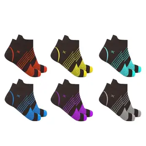 Extreme Fit Copper-Infused Ankle Socks (6-Pairs) - Odor Control & Bacteria Elimination with Copper Fibers Breathable Fabric