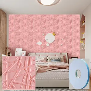 FLOLEOPA PVC Plastic 3D Wall Panels, Waterproof and Fire-Resistant, 11.8x11.8 inches, Approx. 1mm Thickness. Ideal for Living Rooms, Bedrooms, Hotels, Offices, Game Rooms, and TV Feature Walls. Modern Home Decor Vinyl. Includes Installation Accessories.