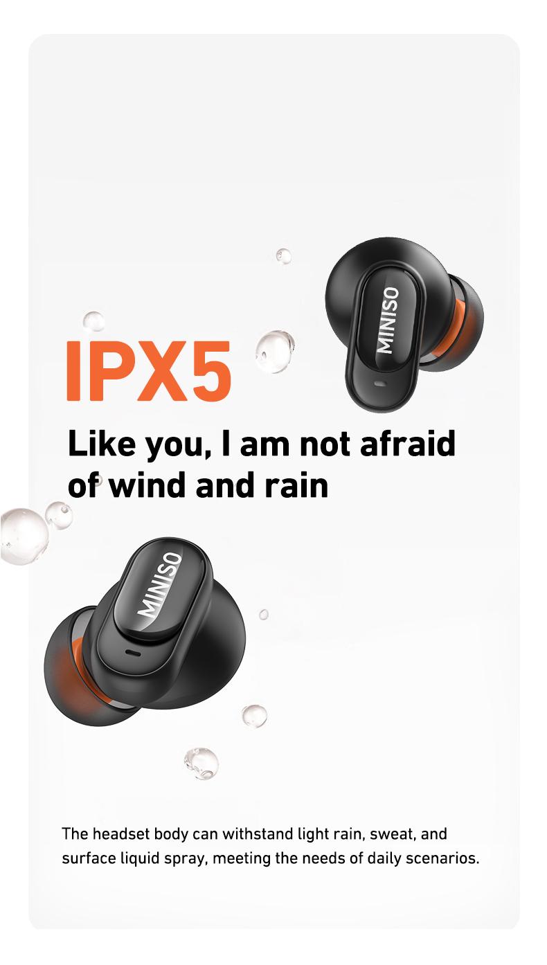 MINISO MS105 Wireless Earbuds Bluetooth 6.0 Earphones, In Ear Earbuds,Waterproof Wireless Earphones, Suitable for Office, Sports, Study and Audio Calls, Built in Microphone, Gaming Bluetooth Headphones MINISO MS105 Wireless Earbuds Bluetooth 6.0 Earphones, In Ear Earbuds,Waterproof Wireless Earphones, Suitable for Office, Sports, Study and Audio Calls, Built in Microphone, Gaming Bluetooth Headphones