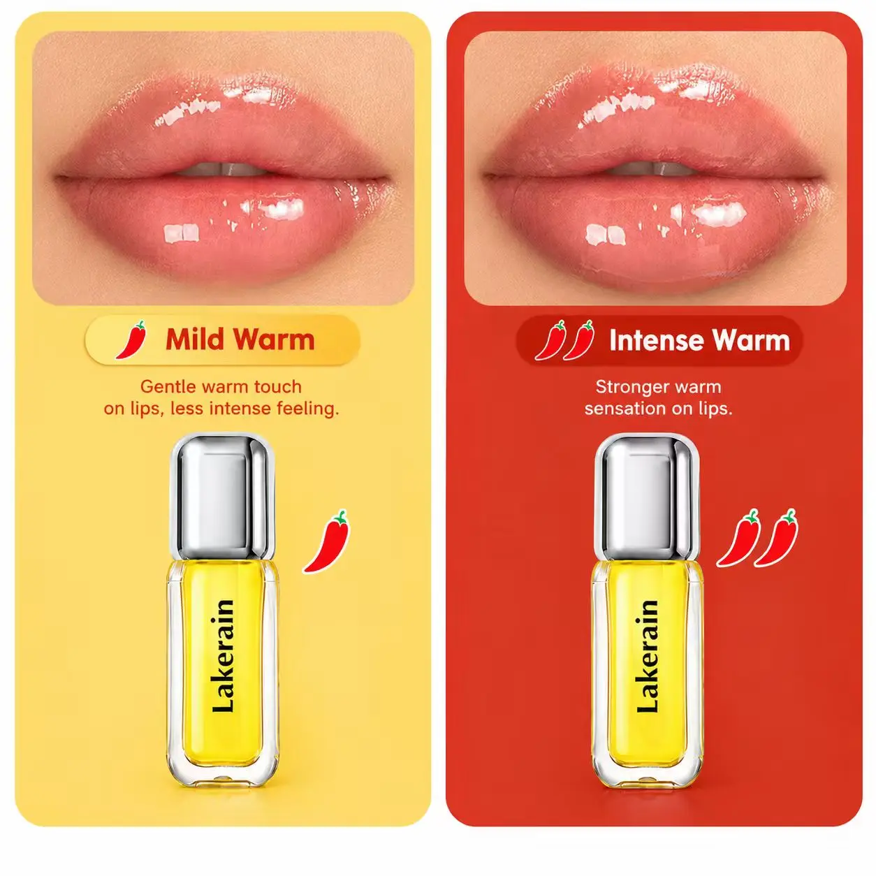 [NEW Shades] Spicy Lip Plumper — Fuller-Looking Lip Plumper Gloss, Non-Sticky, High-Shine Finish