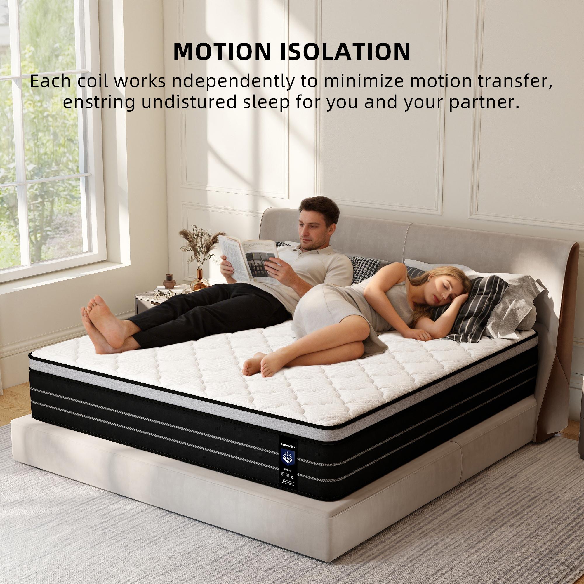 Queen Mattress 12/14 Inch Hybrid Mattress in a Box T/F/Q/K Size Medium Firm Memory Foam Skin-Friendly Back Pain Relief Easy Setup Sweet Dream Bedding Queen Mattress 12/14 Inch Hybrid Mattress in a Box T/F/Q/K Size Medium Firm Memory Foam Skin-Friendly Back Pain Relief Easy Setup Sweet Dream Bedding
