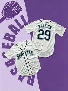 Baseball Jersey Size 29, Sports Jersey, Quick-Dry Short Sleeve, High-Quality Experience, Unique Field Style, Casual Loose Fit for Spring & Fall