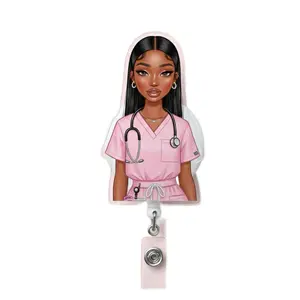 original med barb badge reel