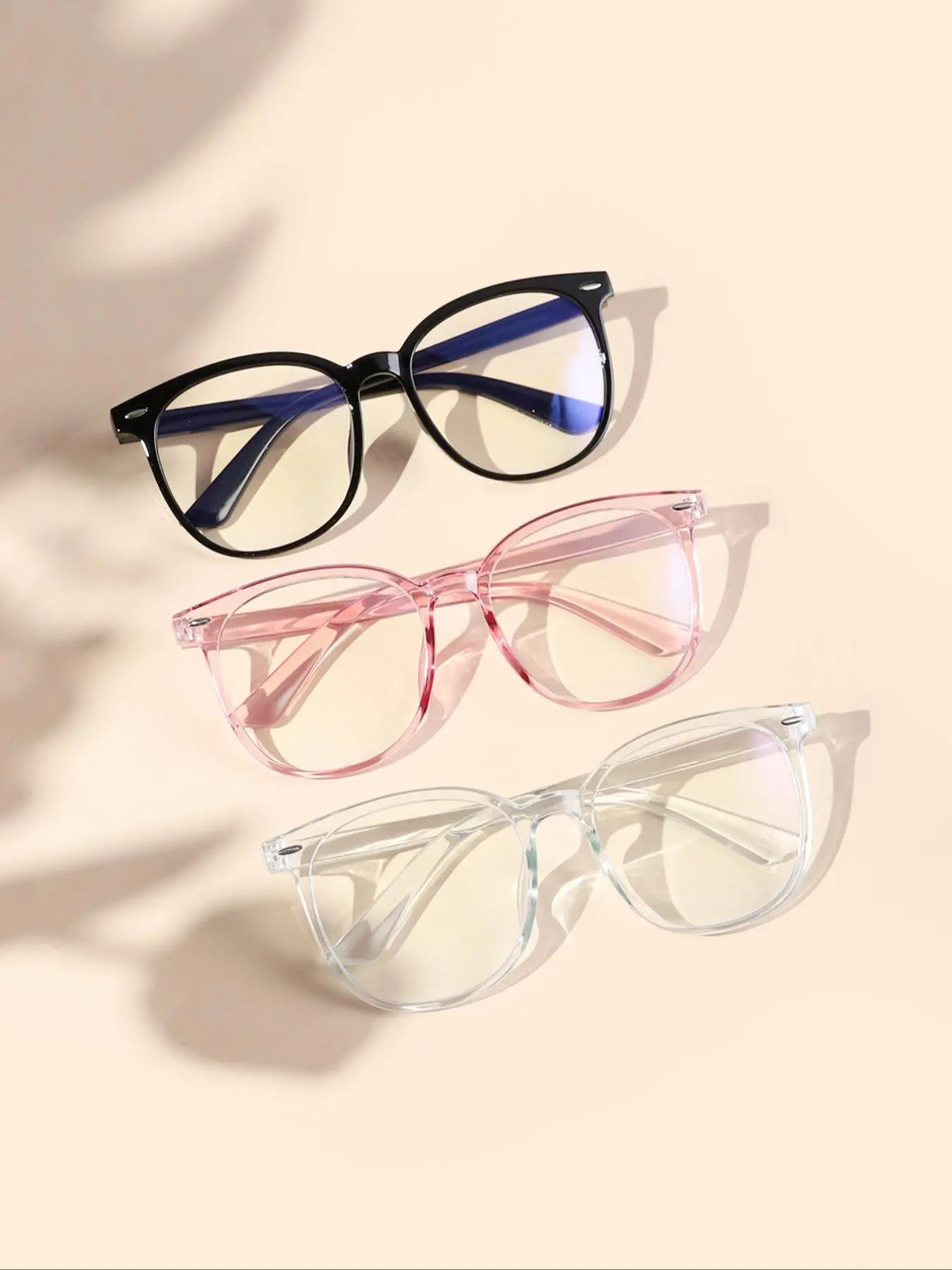 Unisex Simple Style Square Frame Eyeglasses, Trendy Casual Eyeglasses for Everyday Use, Fashion Accessories for Outdoor Activities, Classic Fashion Glasses, Square Frame Eyewear, Stylish Square Frames, Square Eyed Glasses
