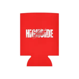 Highside Lab Can Cooler – Red Logo Koozie