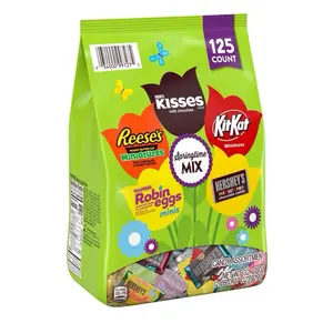 Hershey Easter Springtime Mix Chocolate Candy Variety Pack 125 pcs - Snack Bonbon sweet flavor taffy candy, Easter Chocolate. easter day Dessert