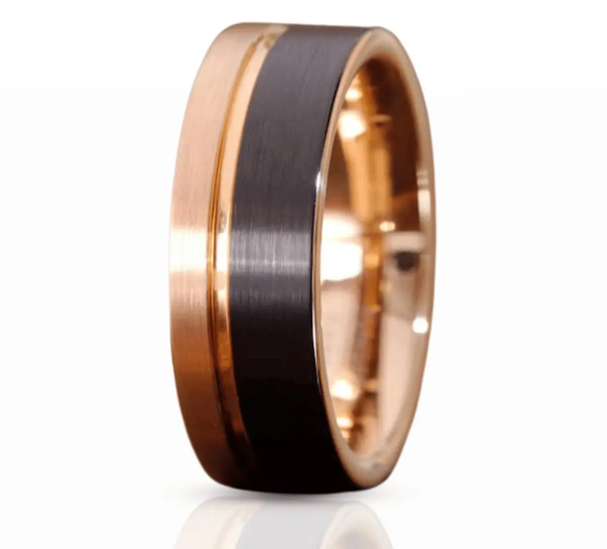 Men's Wedding Band Rings - The Honey Gentlemen's Bands, Platinum & Carat Gold Fashion Promise Ring, Stacking Rings