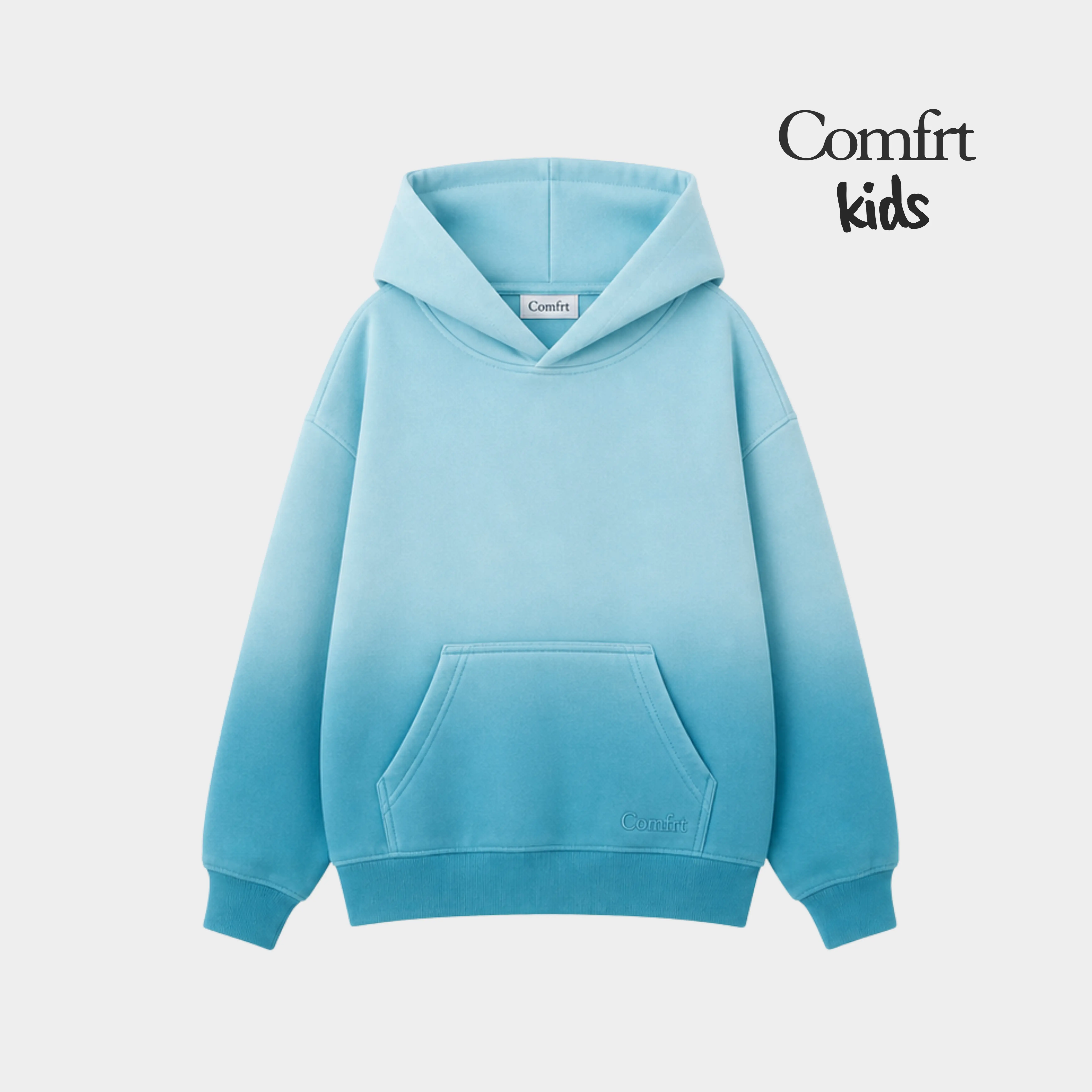 Comfrt | Sunwashed Kids Hoodie | Sun Faded Oversized Kids Cotton Hoodie 100% Cotton Garment Dyed Comfrt | Sunwashed Kids Hoodie | Sun Faded Oversized Kids Cotton Hoodie 100% Cotton Garment Dyed