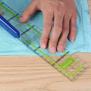 Thick Transparent Sewing Ruler Durable Acrylic Patchwork Ruler DIY Sewing Tools Sewing Accessories Tool Sewing Supplies Crafts 1.97 X 11.81 Inches