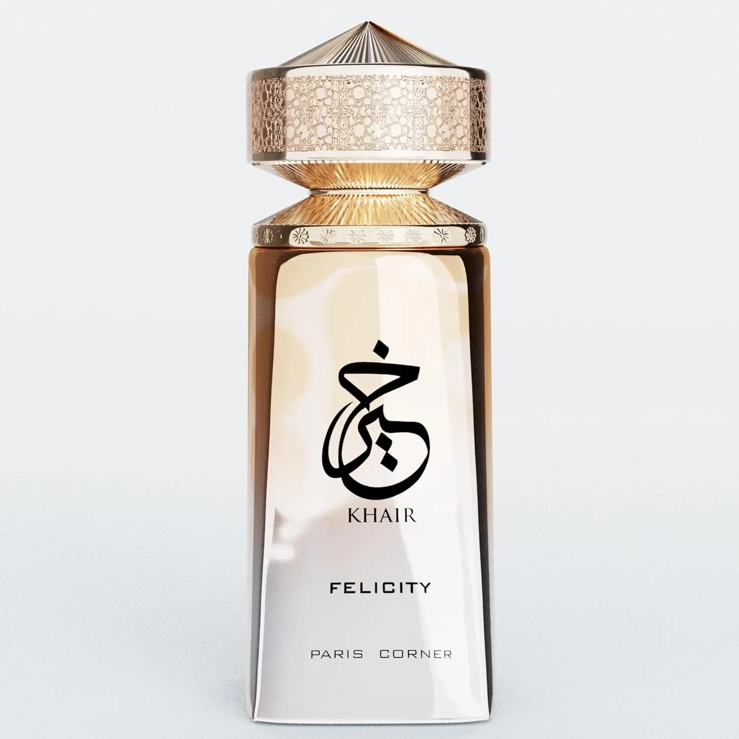 Paris Corner Khair Felicity Perfume - 3.4 fl oz | Sparkling Joyful Unisex Eau De Parfum with Champagne Cassis Rose Vanilla Musk