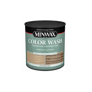 Minwax 271549 1 qt. Wash Interior Wood Stain, Gray