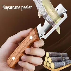 【Summervibes】Multi-Functional Vegetable Peeler for Kitchen, Ultra-Sharp Stainless Steel Blade with Wooden Handle and Bottle Opener, For Vegetables or Fruits that Need to Be Peeled (2 Pcs)