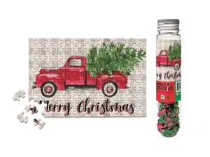 Country Christmas Micro Puzzle Mini Jigsaw Stocking Stuffer Fun