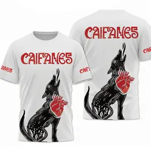 Caifanes La Historia Album Rock Band Mexico 3D AOP T-Shirt