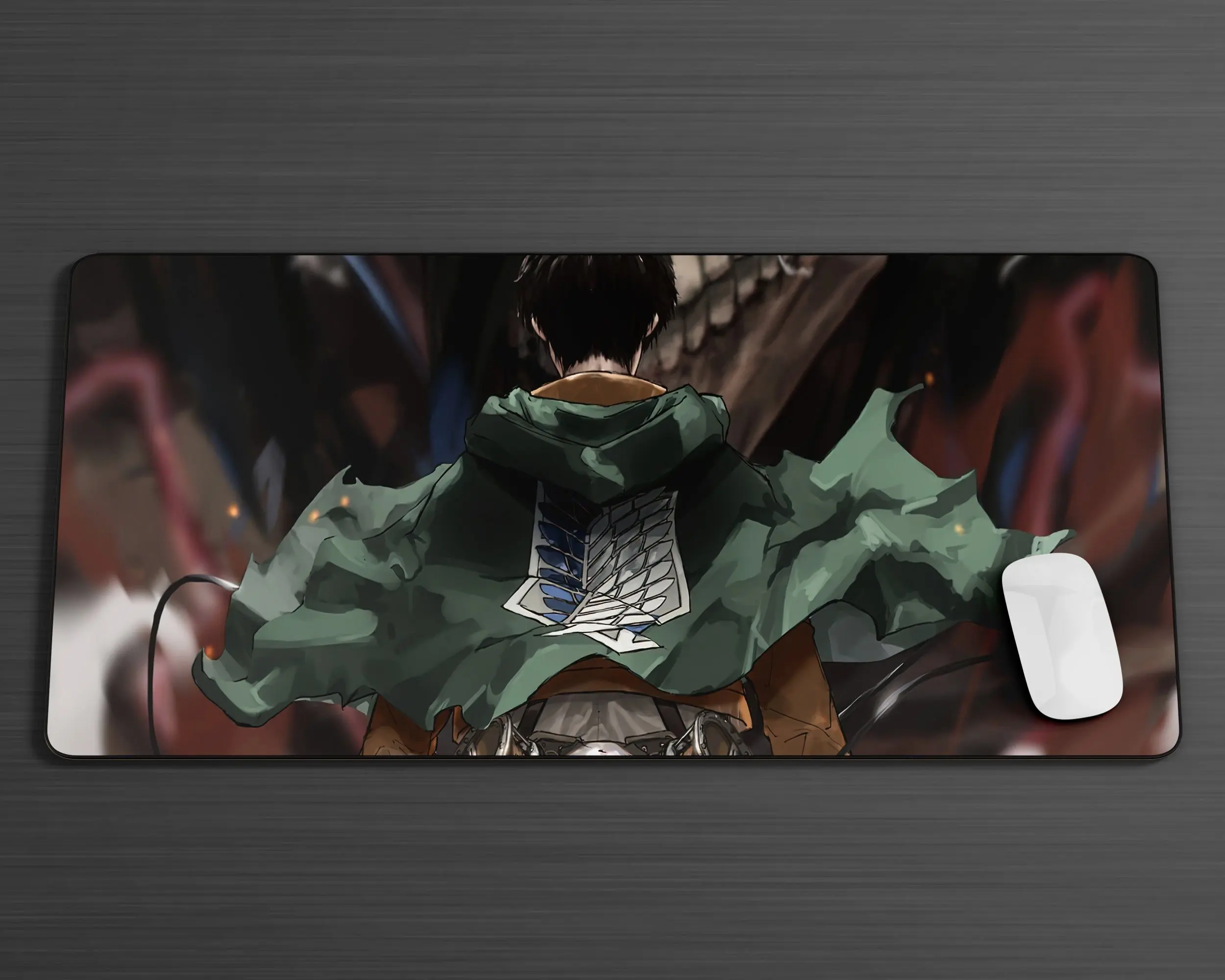 Attack on Titan Levi Ackerman Mouse Pad | Anime Mouse Pad Store