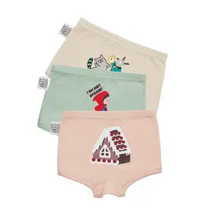 BabyRabbit Girls' Storybook Underwear Set - Comfortable Cotton and Spandex Underwear for 2 - 3 Years, Made in Korea