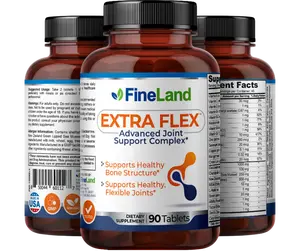 FineLand EXTRA FLEX Advanced Joint Support Complex, Optimal Bone Structure, Flexible Joints, Glucosamine, Chondroitin, MSM
