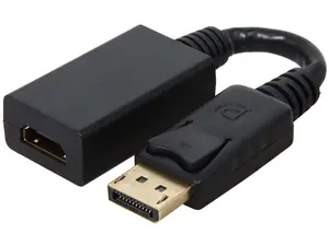 Belkin F2CD004B See Product Details Black Displayport to HDMI Adapter Cable Female to Male
