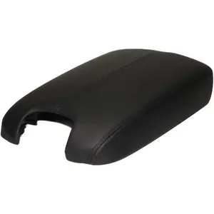 Center Console Armrest Cover for 2008 2009 2010 2011 2012 Honda Accord Auto Leather Suture Console Lid Cover Replacement (Black)