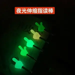 Glow-in-the-Dark Retractable Teaching Pointer Teacher's Presentation Tool Portable & Adjustable Length for Classroom and Conference Presentations