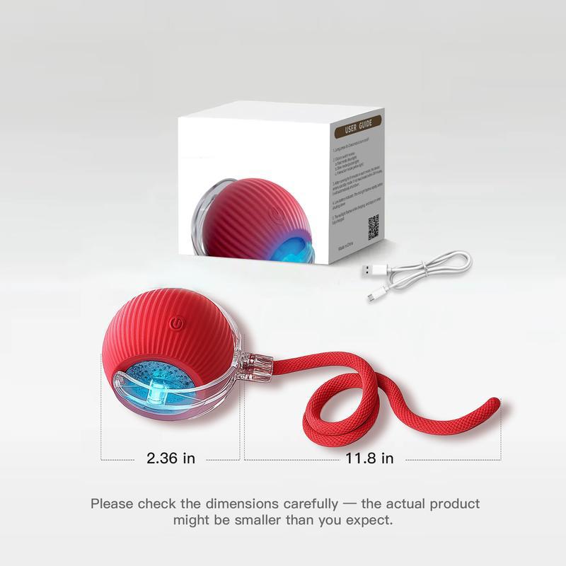 【FREEShip】Cat & Dog Need Toy - Interactive USB Rechargeable  Ball Toy on Rug with Bird Chirping, Pet Fun Companion Toy Electronic with Sound and Light Cat and Dog Companion Toy-Anti-Depression Fun Gift for Cats & Dogs