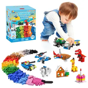 1100PCS Building Blocks Assorted Set Educational Toys for Kids Preschool Activity Tables School Projects toy building  block  sets
