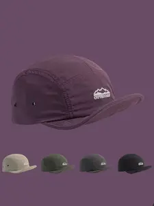 Men's Quick-Dry Baseball Cap, Lightweight Breathable Camping Hat, Adjustable Outdoor Sun Protection, Unisex Fashion Foldable Hat, Sports Outdoor Hats