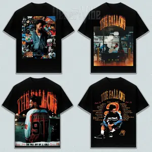 [Collection] J. Cole - The Fall-Off Album Graphic High-quality, Soft Washed Cotton T-Shirt, Disc 29, Disc 39 Hip-Hop Shirt, The Fall-Off Album Jermaine Lamarr Cole Fan Graphic Tee, Dreamville Cole World Music Fan Merch Shirt