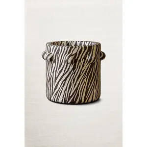 Handcrafted Large Maya Cement Planter Pot - Limited Edition
