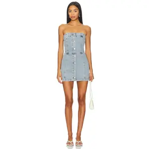 Amanda Uprichard Scorpio Skort Romper in Destiny Wash