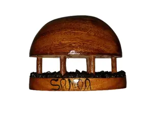 Wooden Samoan Display with Glossy Finish; Replica of a Samoan house, titled Fale Samoa (Samoan House)