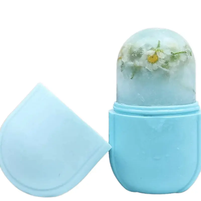 Ice Roller - Ice Cube for Skincare Comfort Facial Calming Tightening Soothing Daily Pink