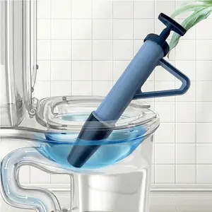 No Mess Toilet Plunger - Powerful Drain Unclogger with Water Pressure for Toilets - No Splashback Alternative for Fast Toilet Clog Removal, Heavy Duty Drain Clearing Tool - Made in USA