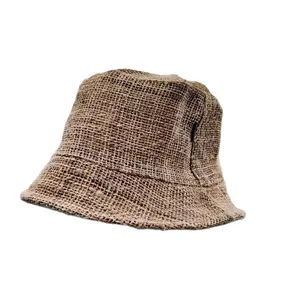 Bucket Hat - Natural Hemp Adult Bucket Hat Baby Bucket Hat - Hippie Hemp Bucket Hat hemp handmade gift unisex adults Stylish Handmade hat