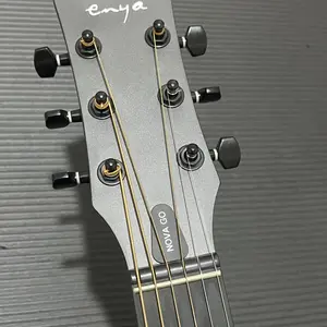 【Play Anywhere】Enya NOVA GO SP1 Carbon Fiber Travel Guitar - 35" Acoustic Electric with Smart AcousticPlus Technology, Built-in Effects, USB Recording, Bluetooth Speaker,Beginner Bundle with Gig Bag & Acces 24-Hour Shipping 2-Year Warrant DealsForYouDays