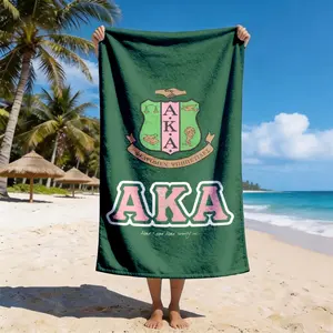 Aka Badge Theme Beach Towel, Quick-Dry Super Soft Polyester, Multi-Use Yoga Travel Swim Camping, Large Size, Best Gift, Quick Drying Towel