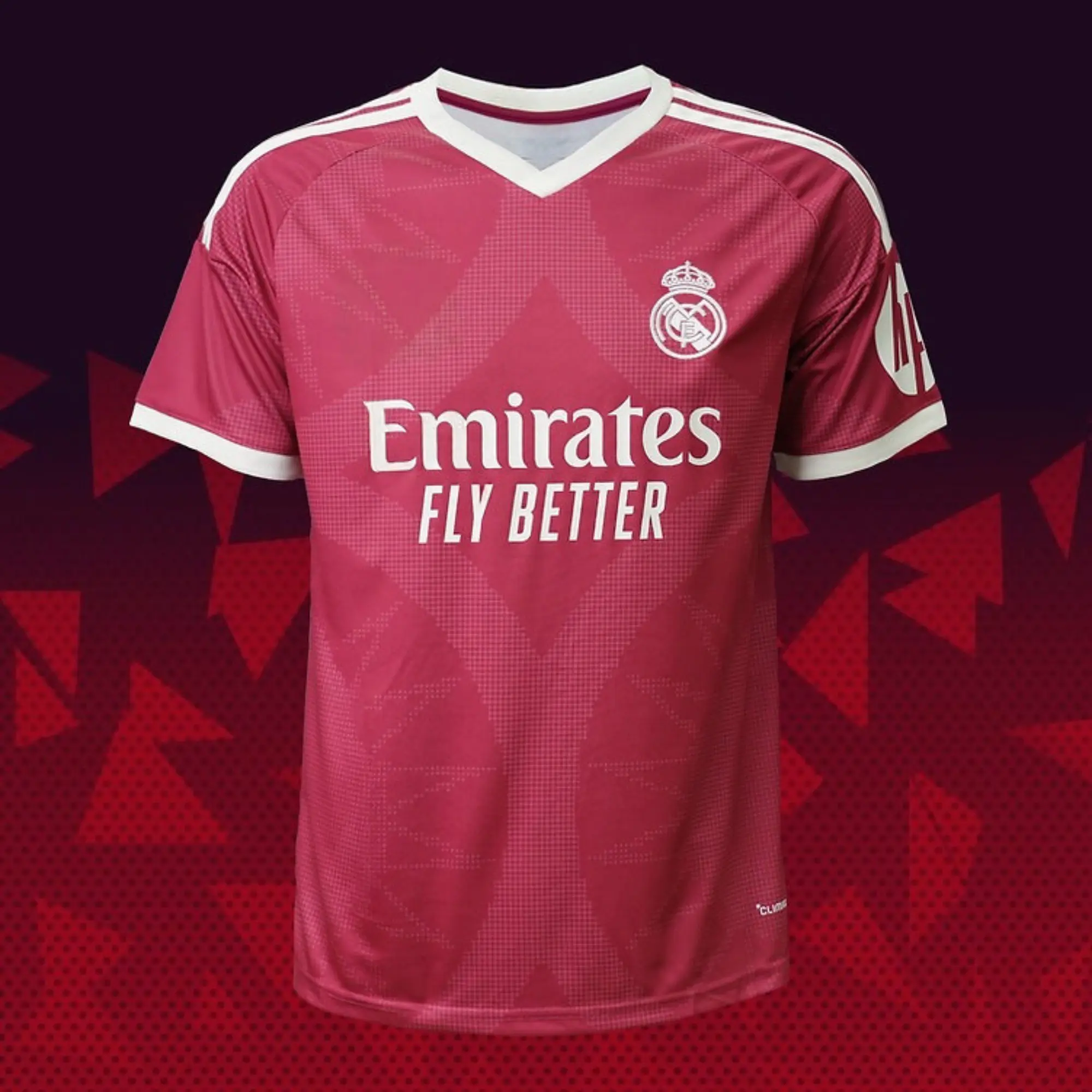 Real Madrid 2026–2027 Pink Soccer Jersey, Lightweight Short Sleeve Game Day Fan Sportswear