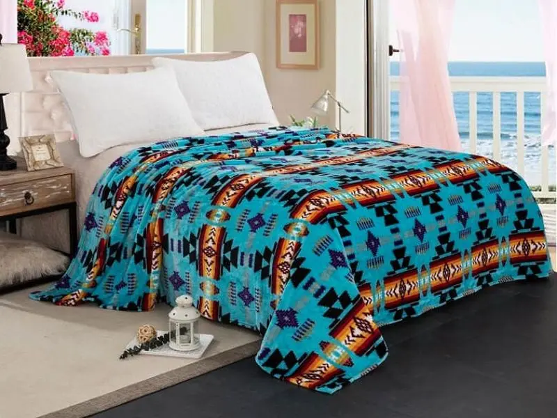 Tribal Aztec Fleece Blanket