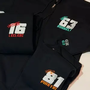 Formula Driver Embroidered Sweatshirt/Hoodie/Zip-Up