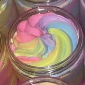 Rainbow Body Butter Silicone Free Organic Hydrating