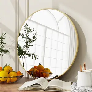 BEAUTYPEAK 24"-30"-36" Wall Mirror Bathroom Mirror Wall Mounted Round Mirror BEAUTYPEAK 24"-30"-36" Wall Mirror Bathroom Mirror Wall Mounted Round Mirror
